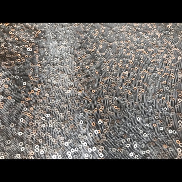 Silver Bridesmaid Dress fitted to a US size 4 - Picture 4 of 6